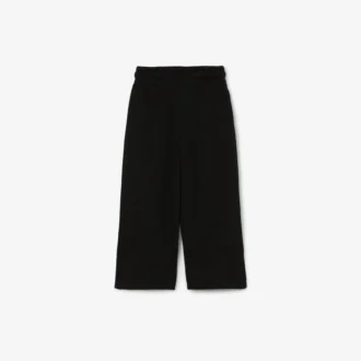 Jenters fleece-joggebukse med utvidet ben