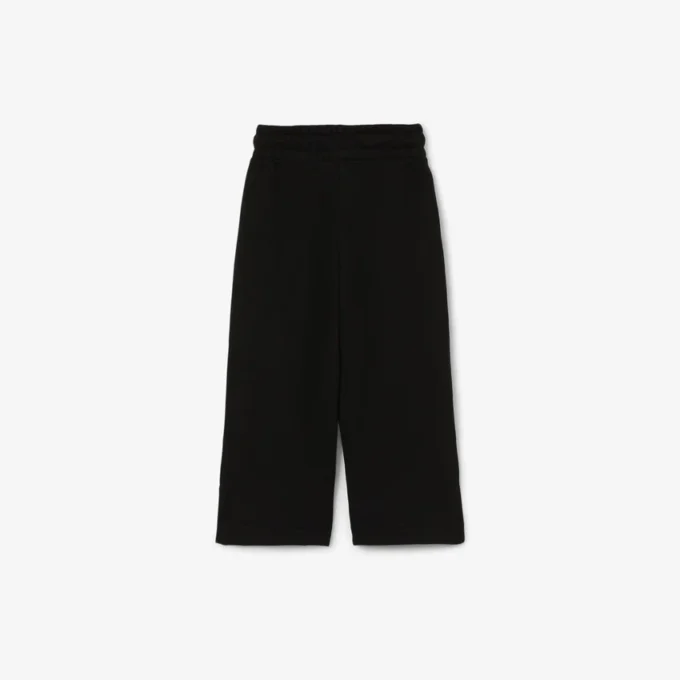 Jenters fleece-joggebukse med utvidet ben