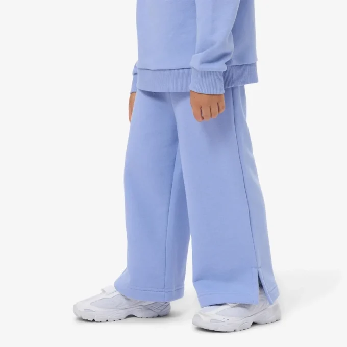 Jenters fleece-joggebukse med utvidet ben