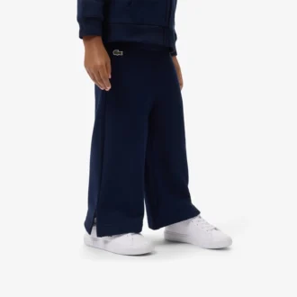 Jenters fleece-joggebukse med utvidet ben