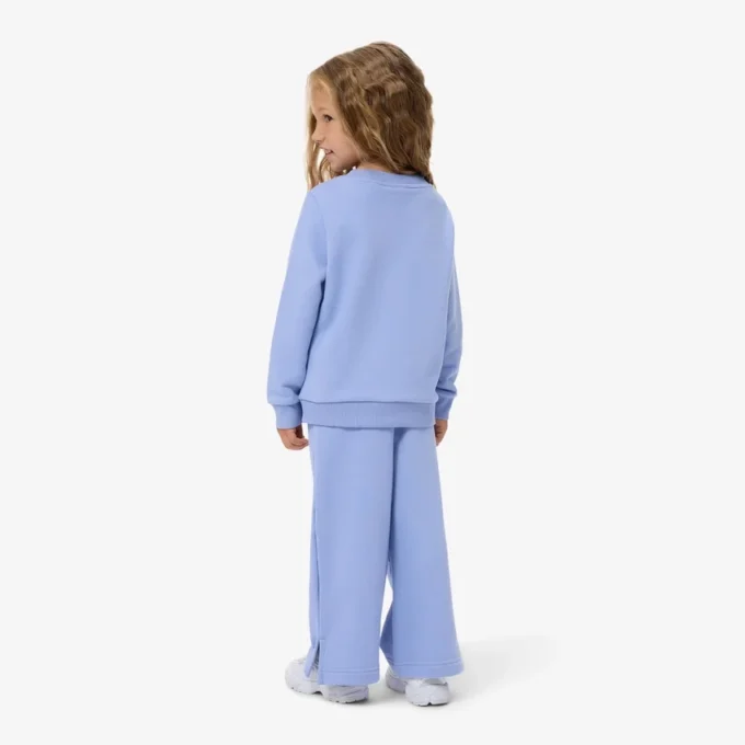 Jenters fleece-joggebukse med utvidet ben