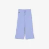 Jenters fleece-joggebukse med utvidet ben