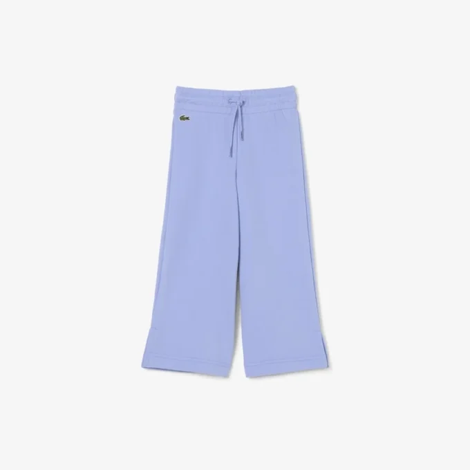 Jenters fleece-joggebukse med utvidet ben
