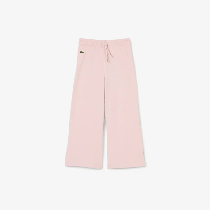 Jenters fleece-joggebukse med utvidet ben