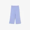 Jenters fleece-joggebukse med utvidet ben