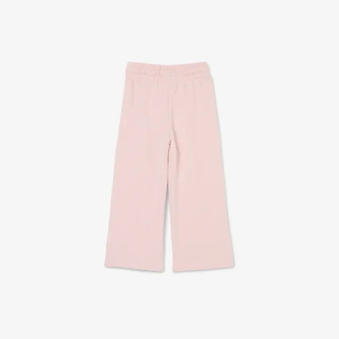 Jenters fleece-joggebukse med utvidet ben