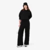 Jersey-joggebukse med vid passform