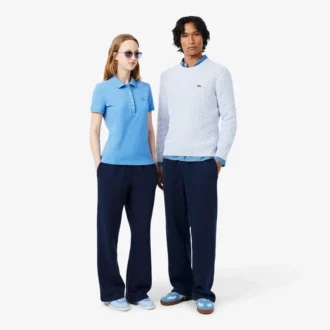 Joggebukse i fleece med løs passform