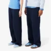 Joggebukse i fleece med løs passform