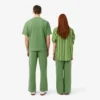 Joggebukse i fleece med løs passform