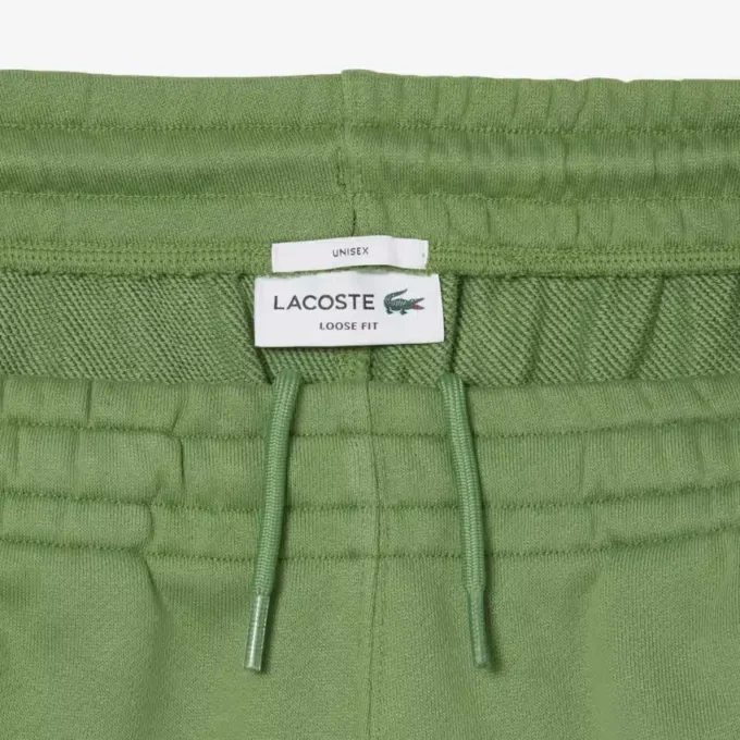 Joggebukse i fleece med løs passform