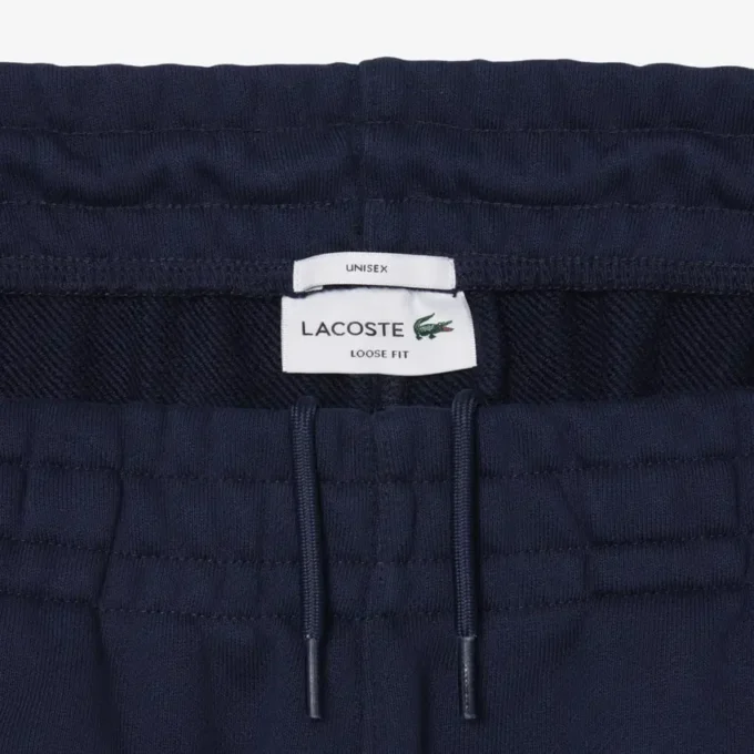 Joggebukse i fleece med løs passform