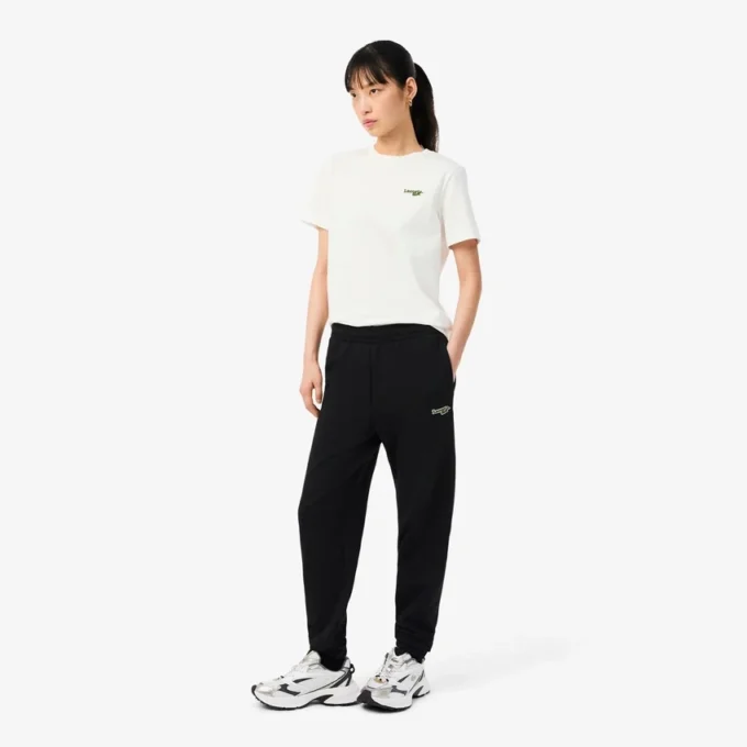 Joggebukse med logo og rett passform for kvinner