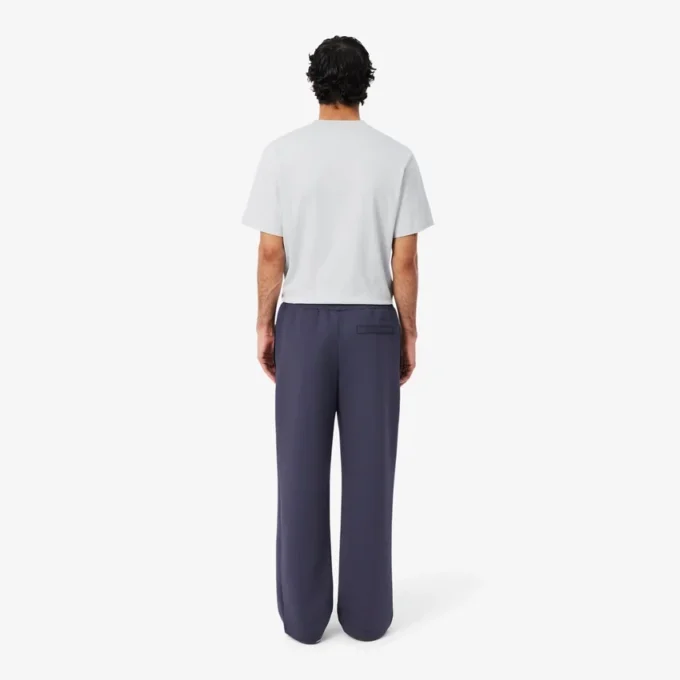 Joggebukse med løs passform og broderi