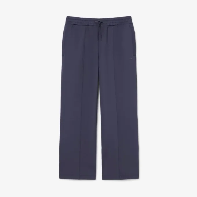 Joggebukse med løs passform og broderi