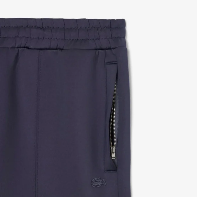 Joggebukse med løs passform og broderi