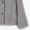 Kort oversized peacoat i ullblanding for kvinner