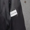 Kort oversized peacoat i ullblanding for kvinner