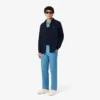 L.12.12 Colorblock-pologensere for menn med normal passform