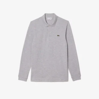 L.12.12 langermet polo i slim fit for menn