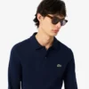 L.12.12 langermet polo i slim fit for menn