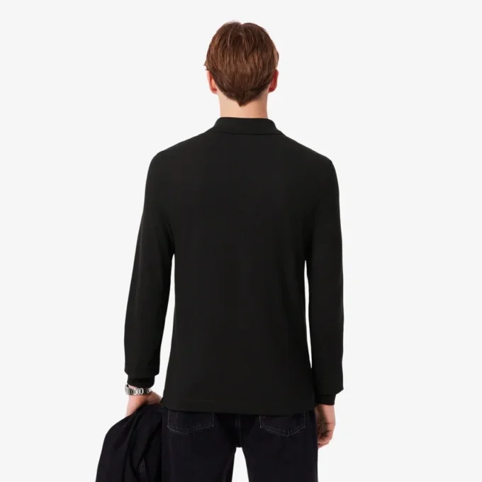 L.12.12 langermet polo i slim fit for menn