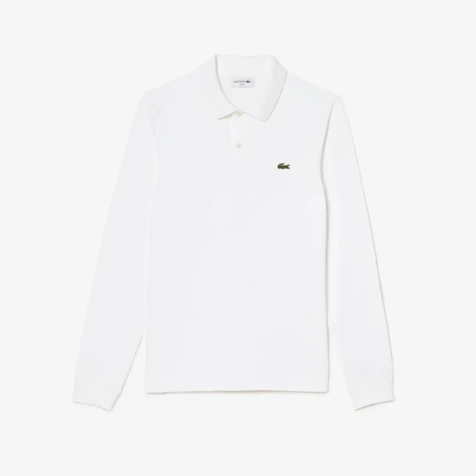 L.12.12 langermet polo i slim fit for menn
