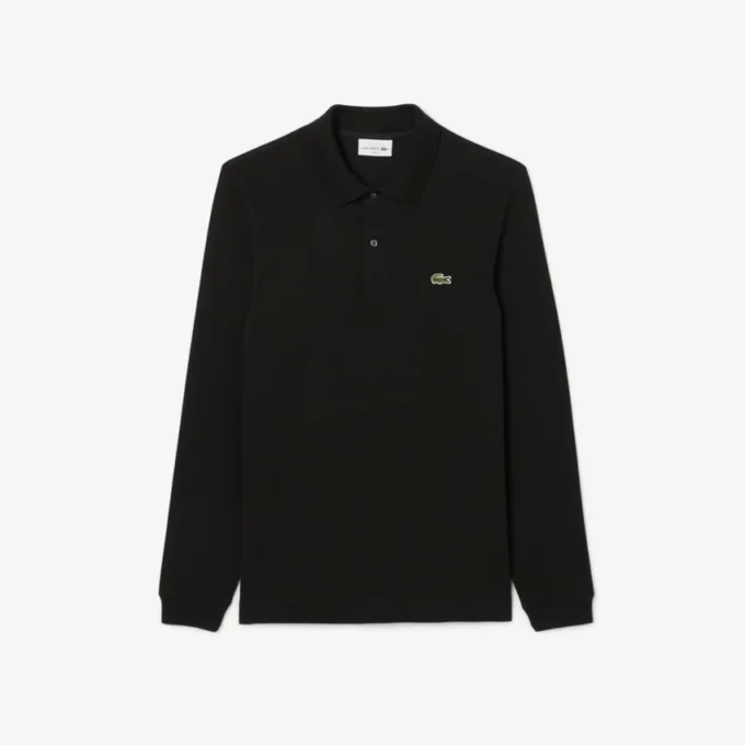 L.12.12 langermet polo i slim fit for menn