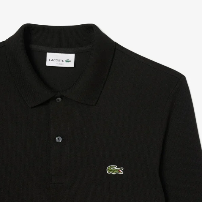 L.12.12 langermet polo i slim fit for menn