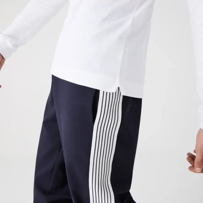 L.12.12 langermet polo i slim fit for menn
