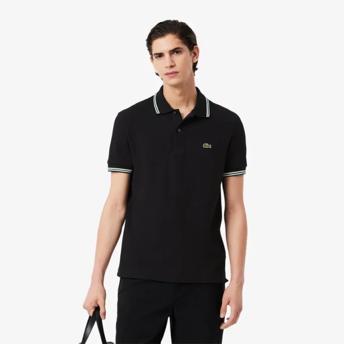 L.12.12-pologensere i regular fit med dekorative detaljer for menn