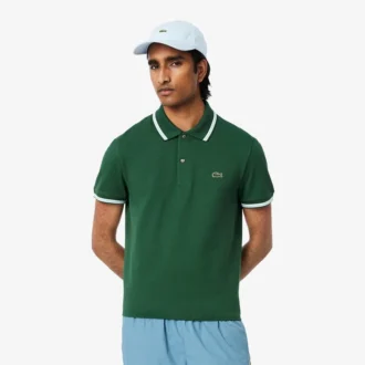 L.12.12-pologensere i regular fit med dekorative detaljer for menn