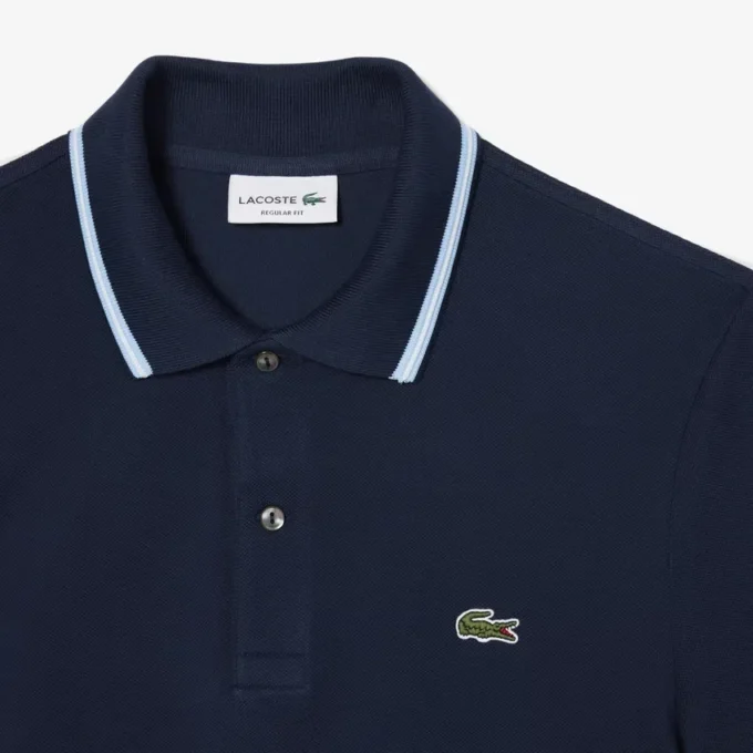 L.12.12-pologensere i regular fit med dekorative detaljer for menn