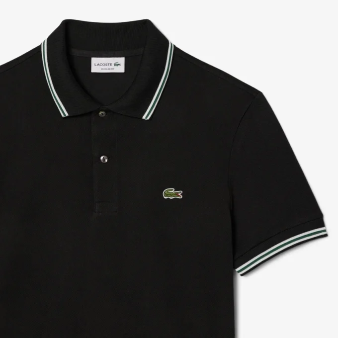 L.12.12-pologensere i regular fit med dekorative detaljer for menn