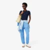 L.12.12 Slim Fit Pologenser med dekorative detaljer for kvinner