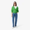 L.12.12 Slim Fit Pologenser med dekorative detaljer for kvinner