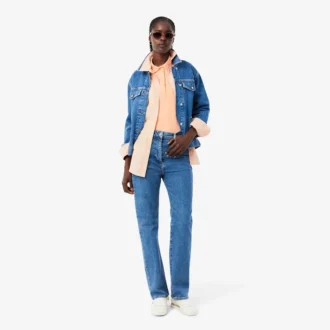 L.12.12 Slim Fit Pologenser med dekorative detaljer for kvinner