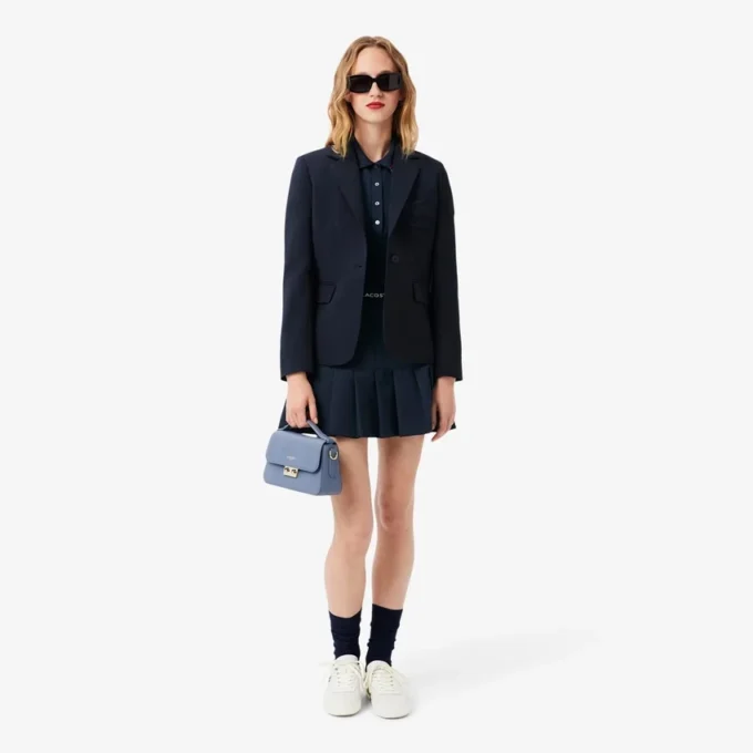 L.12.12 Slim Fit Pologenser med dekorative detaljer for kvinner