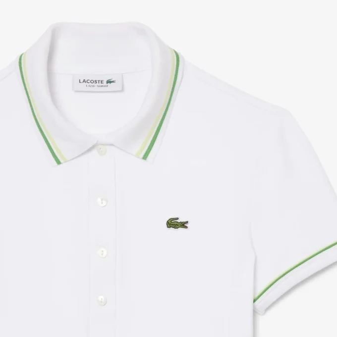 L.12.12 Slim Fit Pologenser med dekorative detaljer for kvinner