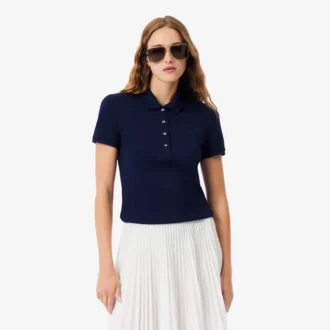 L.12.12 Slim Fit Stretch Mini Piqua Polo for kvinner