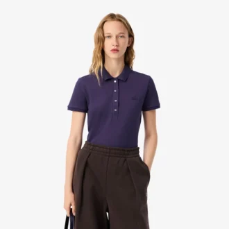 L.12.12 Slim Fit Stretch Mini Piqua Polo for kvinner