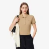 L.12.12 Slim Fit Stretch Mini Piqua Polo for kvinner