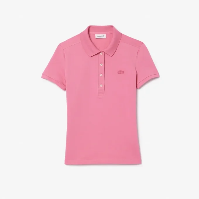 L.12.12 Slim Fit Stretch Mini Piqua Polo for kvinner