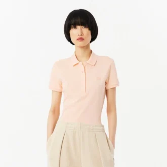 L.12.12 Slim Fit Stretch Mini Piqua Polo for kvinner