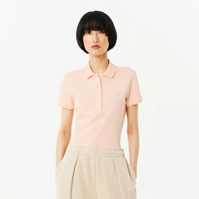 L.12.12 Slim Fit Stretch Mini Piqua Polo for kvinner