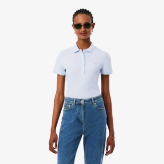 L.12.12 Slim Fit Stretch Mini Piqua Polo for kvinner