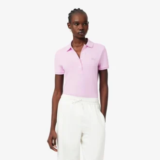 L.12.12 Slim Fit Stretch Mini Piqua Polo for kvinner