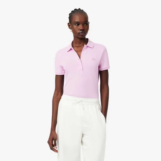 L.12.12 Slim Fit Stretch Mini Piqua Polo for kvinner