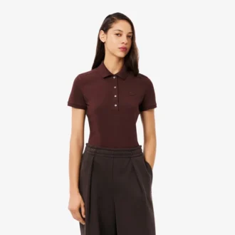 L.12.12 Slim Fit Stretch Mini Piqua Polo for kvinner