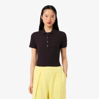 L.12.12 Slim Fit Stretch Mini Piqua Polo for kvinner